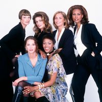 Portrait of top supermodels