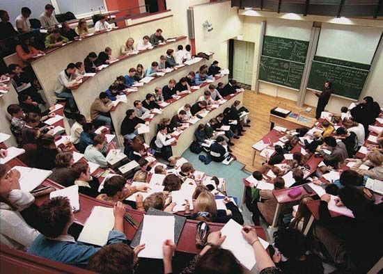 university lecture