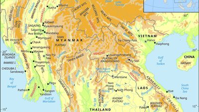 Irrawaddy and Mekong river basins